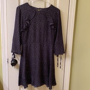 TopShop Navy Mini Dress with Stars, Size 6!